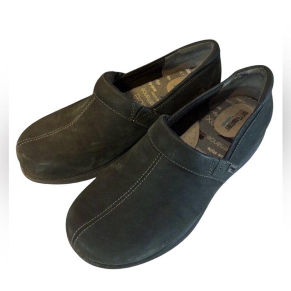 Grey’s Anatomy by Softwalk Black Slip On Loafers Work Office Casual Size 9W